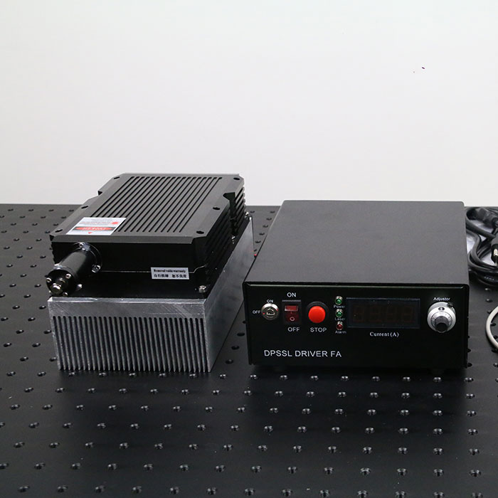 532nm 15W Semiconductor Laser Coupled Ootical Fiber Lab Laser CW/TTL/Analog Modulation